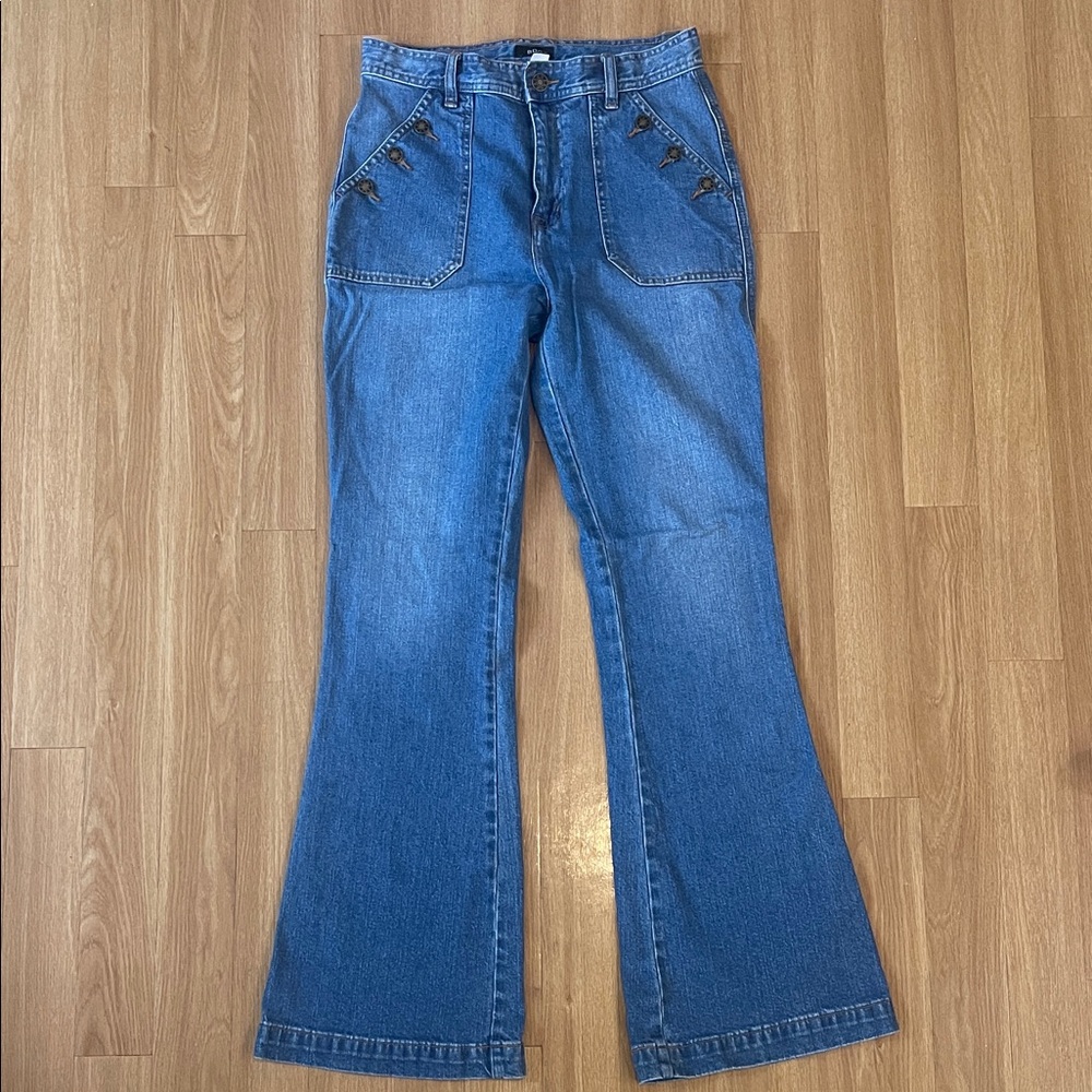 BDG Flare & Wide Leg Jeans in Classic Blue